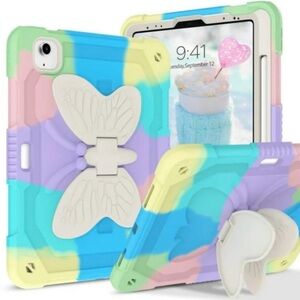 Colorful Tablet Case with Butterfly Design